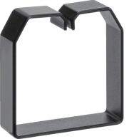 LK750753 - Cable retaining clip made of PVC for LKG 75x75mm black