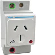 SNO15DA - DIN mount 15A socket