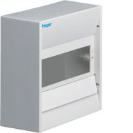 GD104T - Mini-enclosure, GD, 4 module wide, protect. class IP30,without door