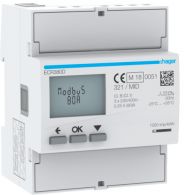 ECR380D - 3 Phase kWhmeter direct 80A 4M MODBUS MID