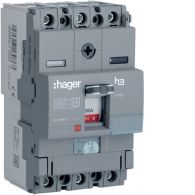 HHA080U - Moulded Case Circuit Breaker h3 x160 TM ADJ 3P3D  80A 25kA CTC