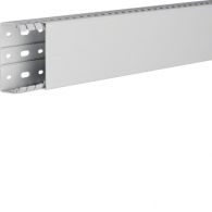 HA740080 - Slotted panel trunking halogenfree HA7 40x80mm light grey