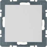 10091909 - Blind plug centre plate, S.1/B.3/B.7, p. white, matt, plastic
