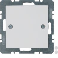 10091919 - Blind plug centre plate, screw-on, S.1/B.3/B.7, p. white, matt, plastic