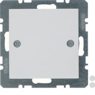 10098919 - Blind plug centre plate, screw-on, S.1/B.3/B.7, p. white glossy