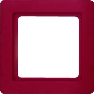 10116062 - Frame 1gang, Q.1, red velvety