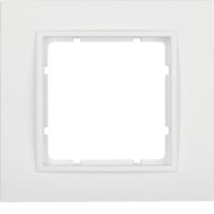10116919 - Frame 1gang, B.7, p. white, matt, plastic