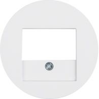 10382089 - Centre plate TAE cut-out, R.1/R.3/R.classic, p. white glossy
