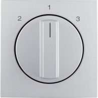 10841404 - Centre plate rot. knob for 3-step switch, B.7, al., matt, lacq.