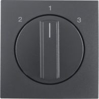 10841606 - Centre plate rot. knob for 3-step switch, B.3/B.7, ant., matt