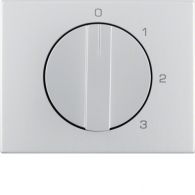 10877103 - Centre plate rot. knob for 3-step switch, neut. pos., K.5, al., al. anodised