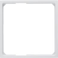 11091919 - Adapter ring for centre plate 50 x 50 mm, S.1/B.3/B.7, p. white, matt, plastic