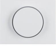 11357009 - Centre plate f. rot. dimmer/rot. potentiometer, setting knob, K.1, p.white gl.