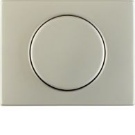 11357004 - Centre plate f.rot. dimmer/potentiometer, setting knob,K.5,steel matt finish