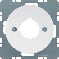 14322089 - Centre plate with installation opening Ø 22.5 mm, R.1/R.3, polar white glossy