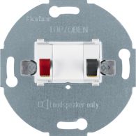 457209 - Loudspeaker connector box, com-tech, p. white, matt, plastic