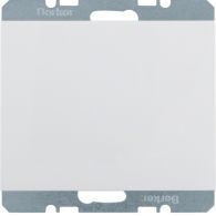 10457009 - Blind plug centre plate, K.1, p. white glossy