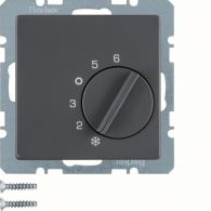 20266086 - Thermostat, change-over contact, centre plate, Q.x, ant. velvety, lacq.