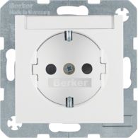 41498989 - SCHUKO soc.out.,lab.field,enhncd contact prot.,screw-in lift term.,S.1/B.3/7,wh