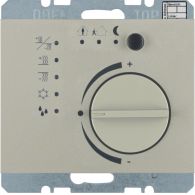 75441173 - Thermostat with push-button interface, K.5, stainless steel, lacquered