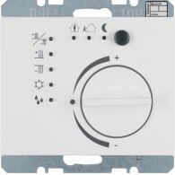 75441179 - Thermostat with push-button interface, K.1, polar white glossy