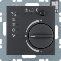 75441185 - Thermostat with push-button interface, B.3/B.7, anthracite matt