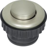181113 - Push-button, NO contact, TS, stainless steel matt, brushed nickel
