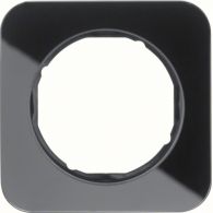 10112116 - Frame 1gang, R.1, glass black