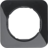 10112145 - Frame 1gang, R.1, black glossy