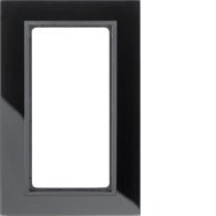 13096616 - Glass frame l. cut-out, B.7, black/ant. matt