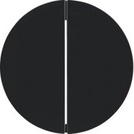 16232045 - Rocker 2gang, R.1/R.3, black glossy