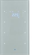 75643034 - KNX glass sensor 3g thermostat, display, intg bus coupl. , KNX-TS sensor, al.