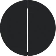 85142131 - Button 2gang, R.1/R.3/1930/R.cl., black glossy
