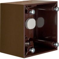 911512501 - Surface-mounted housing high surface-mounted, Integro Flow, brown glossy
