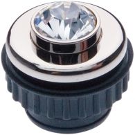 19640001 - Push-button Crystal, TS Crystal, chrome glossy