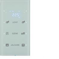 75643150 - Touch sensor 3g thermostat, display, intg bus coupl. , KNX-R.3, glass p.white