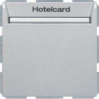 16408984 - Relay switch centre plate for hotel card, S.1, al., matt, lacq.