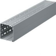 BA7A80080 - Slotted panel trunking made of PVC BA7A 80x80mm grey
