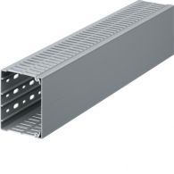 BA7A80100 - Slotted panel trunking made of PVC BA7A 80x100mm grey