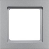 10116094 - Frame 1gang Q.3 alu velvety, lacquered