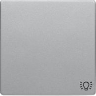 16206044 - Rocker with imprinted symbol light, Q.x, aluminium velvety, lacquered