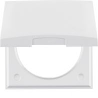 918282509 - Frame with hinged cover, Integro Flow/Pure, polar white glossy