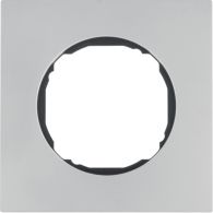 10112614 - Frame 1gang, flat, R.8, stainless steel