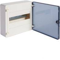 VS112TF - Small distributor,golf,surface,1row,IP40,12M,MS-terminal,PE,transparent door