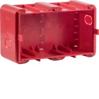 18720020 - Wall box 2gang for flush-mounted installation, R.8, red