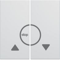 WXD301B - Rocker push button for shutter gallery pure-white