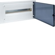 VF122TF - Small distributor,golf,flush,1row,22M,IP40,MS-terminal,PE,transparent door