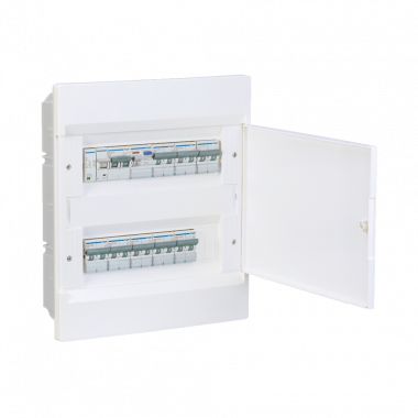 Comprar Caja automaticos de superficie con puerta 10 modulos hager vd110ne  + vz916n. Precio de oferta