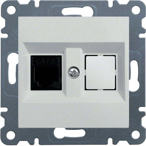 Interruptor para persiana Hager Lumina Intense WL0312 color Plata,serie  economica