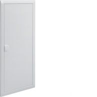 VZ104N - Marco y puerta opaca metálicos para caja VU/VH 4 filas, 48 módulos, RAL 9010
